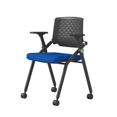 TC-815 Mobile Mesh Training Chair with Flip-Up Armrests & Colorful Cushions | B2B Wholesale & OEM