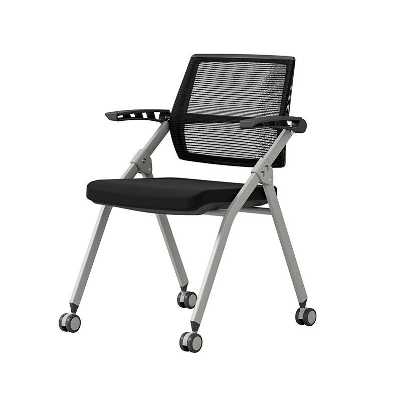 TC-824 Mobile Training Chair – Mesh Back, Casters, Wholesale from China Foshan Factory | B2B OEM & Bulk Orders - Image 9