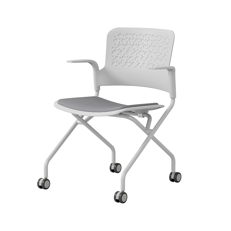 TC-830 Mobile Training Chair – Mesh Back, Casters, Wholesale from China Foshan Factory | B2B OEM & Bulk Orders - Image 3