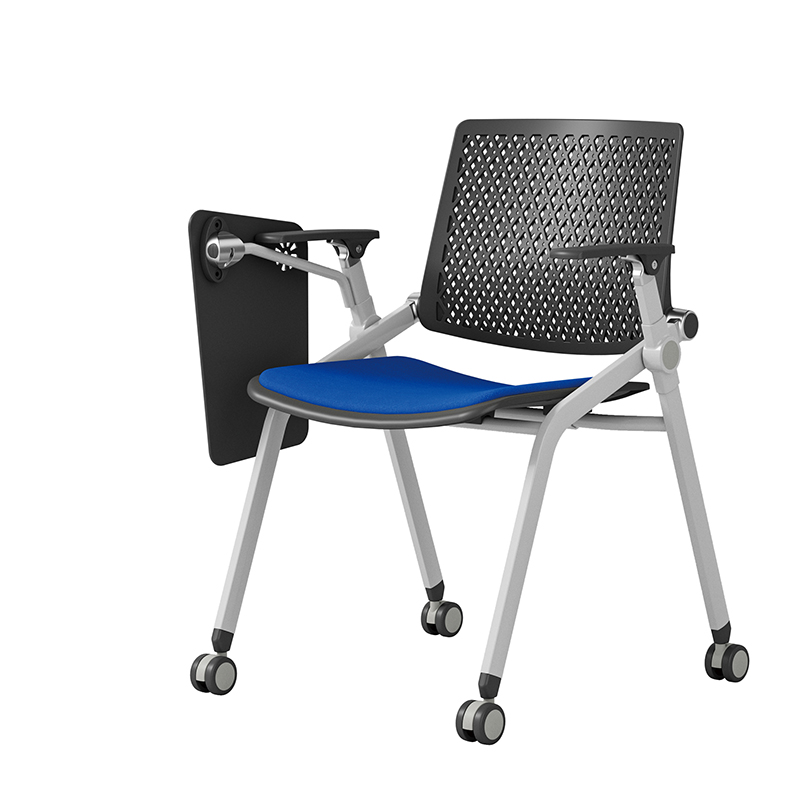 TC-834 Mobile Training Chair – Mesh Back, Casters, Wholesale from China Foshan Factory | B2B OEM & Bulk Orders - Image 5