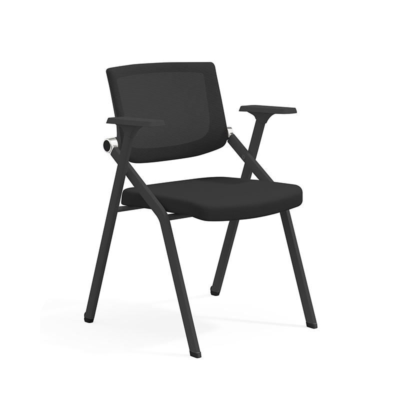 TC-843 Mobile Folding Training Chair – Ergonomic Mesh Back with Foldable Seat, Optional Writing Tablet and Casters - Image 18