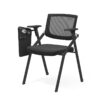 TC-843 Mobile Folding Training Chair – Ergonomic Mesh Back with Foldable Seat, Optional Writing Tablet and Casters - Thumbnail Image 4
