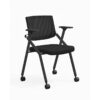 TC-843 Mobile Folding Training Chair – Ergonomic Mesh Back with Foldable Seat, Optional Writing Tablet and Casters - Thumbnail Image 17