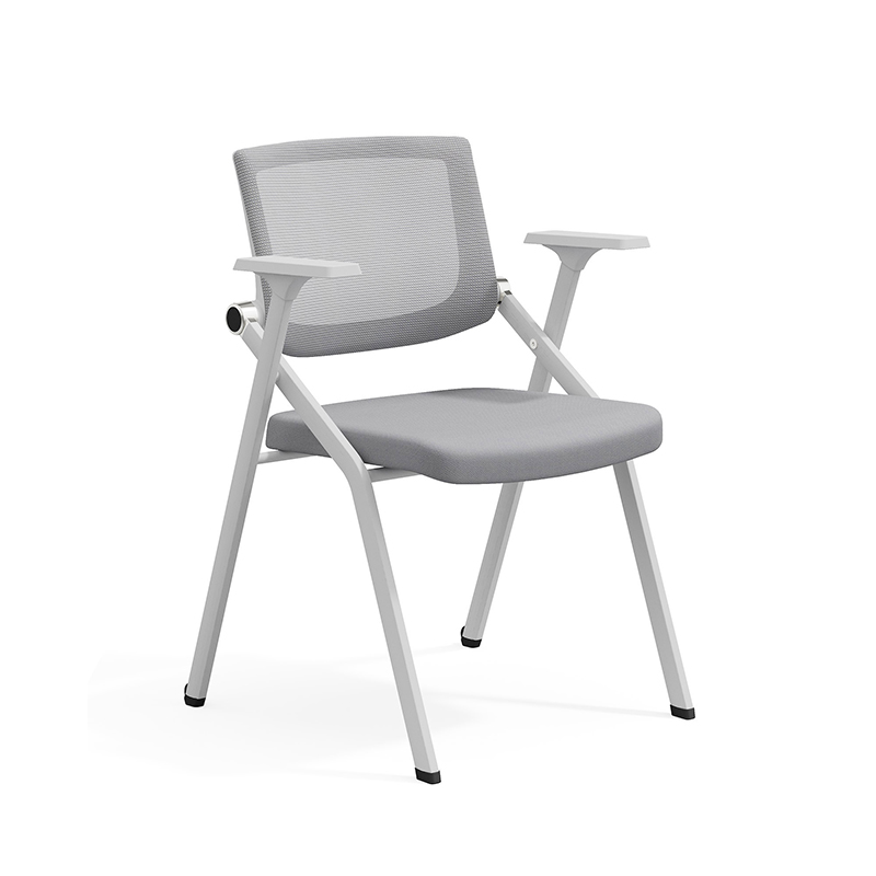 TC-843 Mobile Folding Training Chair – Ergonomic Mesh Back with Foldable Seat, Optional Writing Tablet and Casters - Image 12