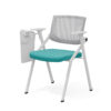 TC-843 Mobile Folding Training Chair – Ergonomic Mesh Back with Foldable Seat, Optional Writing Tablet and Casters - Thumbnail Image 11