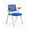 TC-843 Mobile Folding Training Chair – Ergonomic Mesh Back with Foldable Seat, Optional Writing Tablet and Casters - Thumbnail Image 7