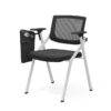 TC-843 Mobile Folding Training Chair – Ergonomic Mesh Back with Foldable Seat, Optional Writing Tablet and Casters - Thumbnail Image 1