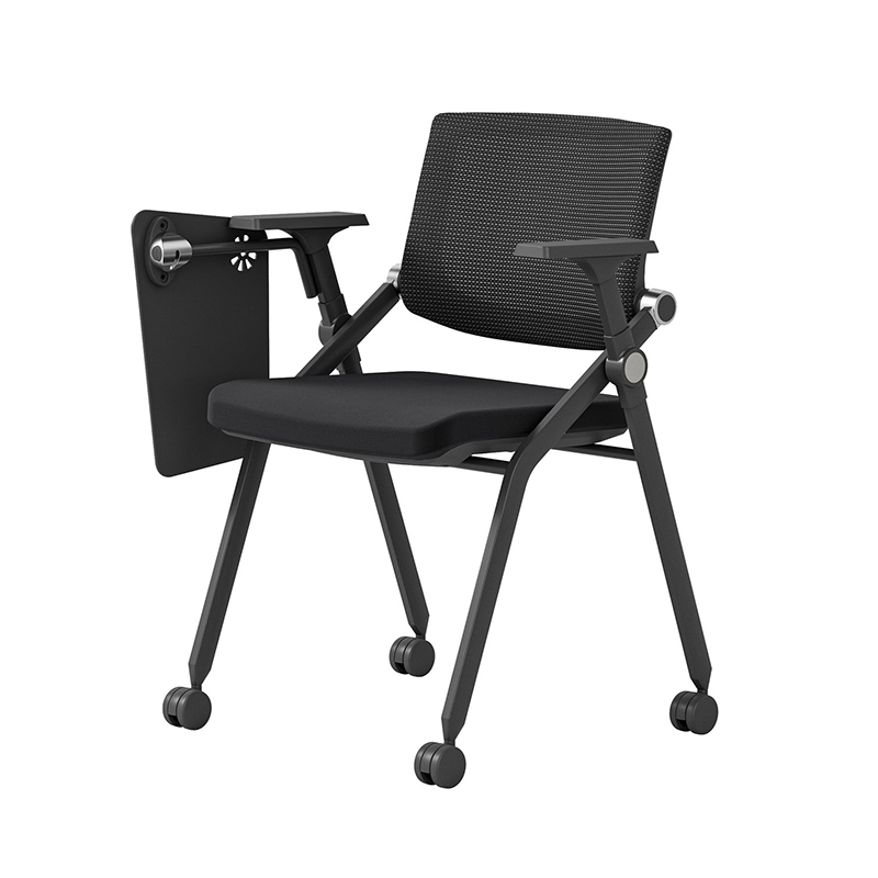 TC-844 Mobile Training Chair – Mesh Back, Flip-Up Armrests, Nesting Design for Commercial Use - Image 2