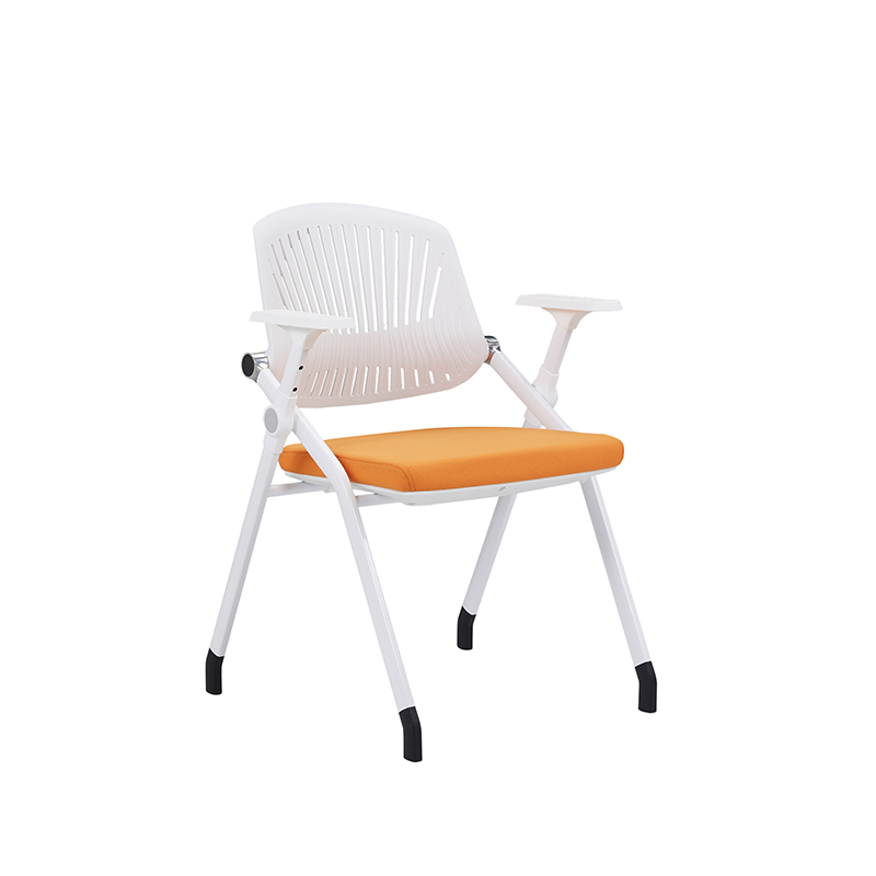 TC-846 Mobile Folding Training Chair – Ergonomic Mesh Back with Optional Writing Tablet and Casters Writing Tablet, Multiple Colors | B2B Wholesale & OEM - Image 4