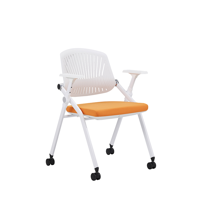 TC-846 Mobile Folding Training Chair – Ergonomic Mesh Back with Optional Writing Tablet and Casters Writing Tablet, Multiple Colors | B2B Wholesale & OEM - Image 2