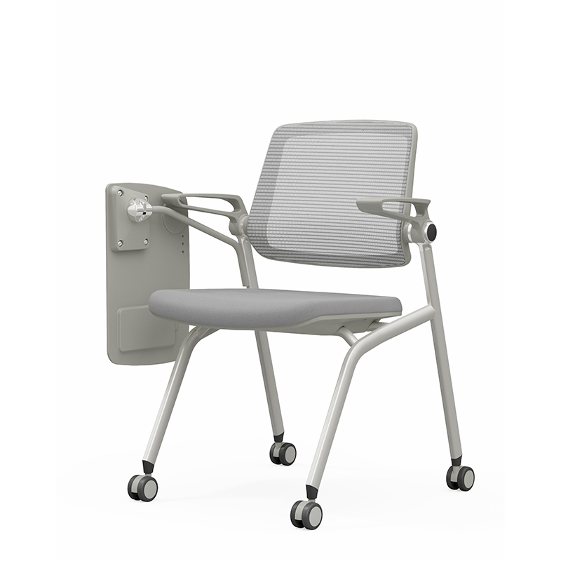 TC-850 Mobile Folding Training Chair – Mesh Back, Writing Tablet, Casters | B2B Wholesale & OEM wholesale and bulk orders accepted, factory-direct pricing, export support from China/Foshan - Image 4
