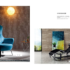 Modern Leather Sofa 7110