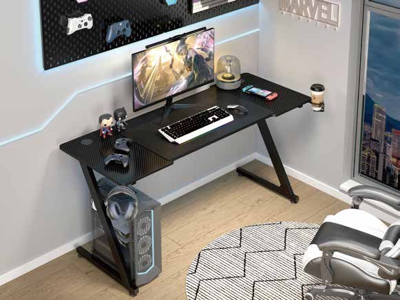 GT-028 Gaming Desk 160cm with Mouse Pad Top - Image 1