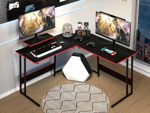 GT-029 L-Shaped Corner Gaming Desk 130cm - Image 1