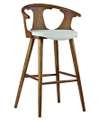 Wooden Bar Stool XH-B484 - Foshan Wood Bar Stool Supplier