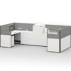 A3060 Project Partition Workstation Combination - ABI Brown gallery - Ergovari