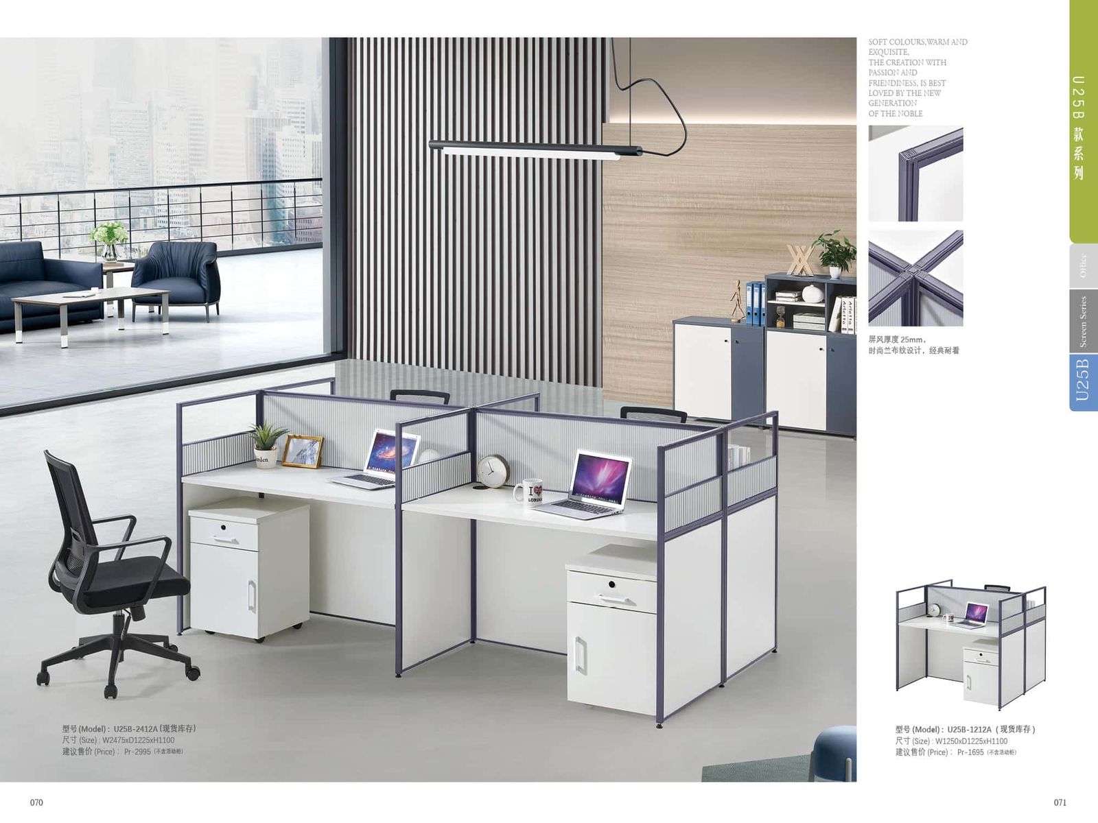 ABI-CUS110 25mm Partition Series gallery - Ergovari