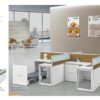 ABI-CUS126 Spray Sand White Aluminum Finish gallery - Ergovari