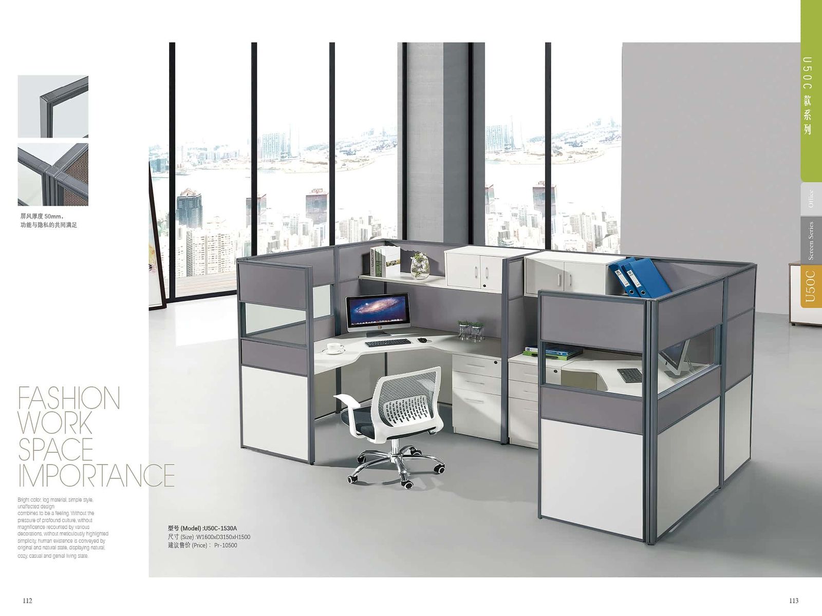 ABI-CUS127 Spray Sand Grey Aluminum Finish gallery - Ergovari