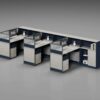 C20-1514 Modular Office Workstation Partition Desk whitebg 4 - Ergovari