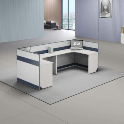 C20H Modular Office Workstation Partition Desk scene 4 - Ergovari