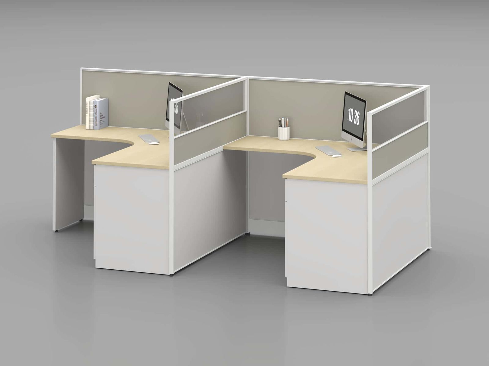 C30-2814 Modular Office Workstation Partition Desk gallery - Ergovari