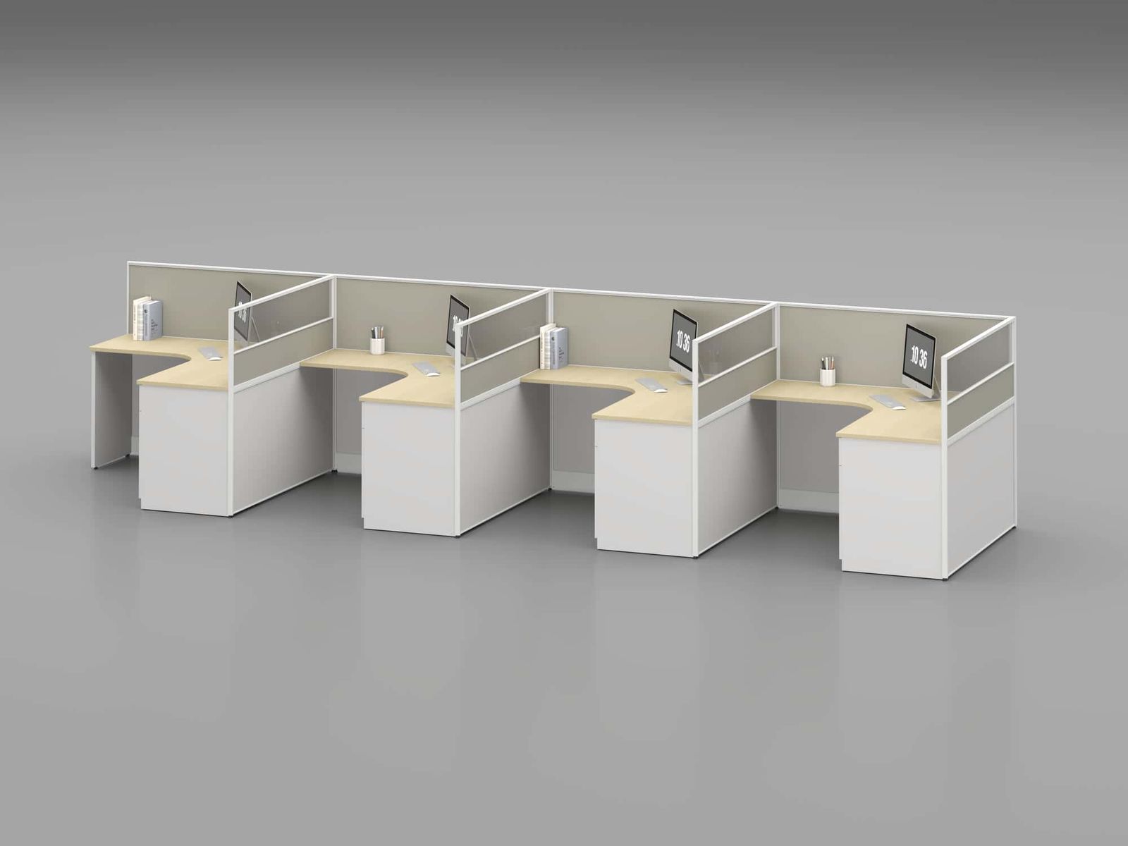 C30-2814 Modular Office Workstation Partition Desk gallery - Ergovari