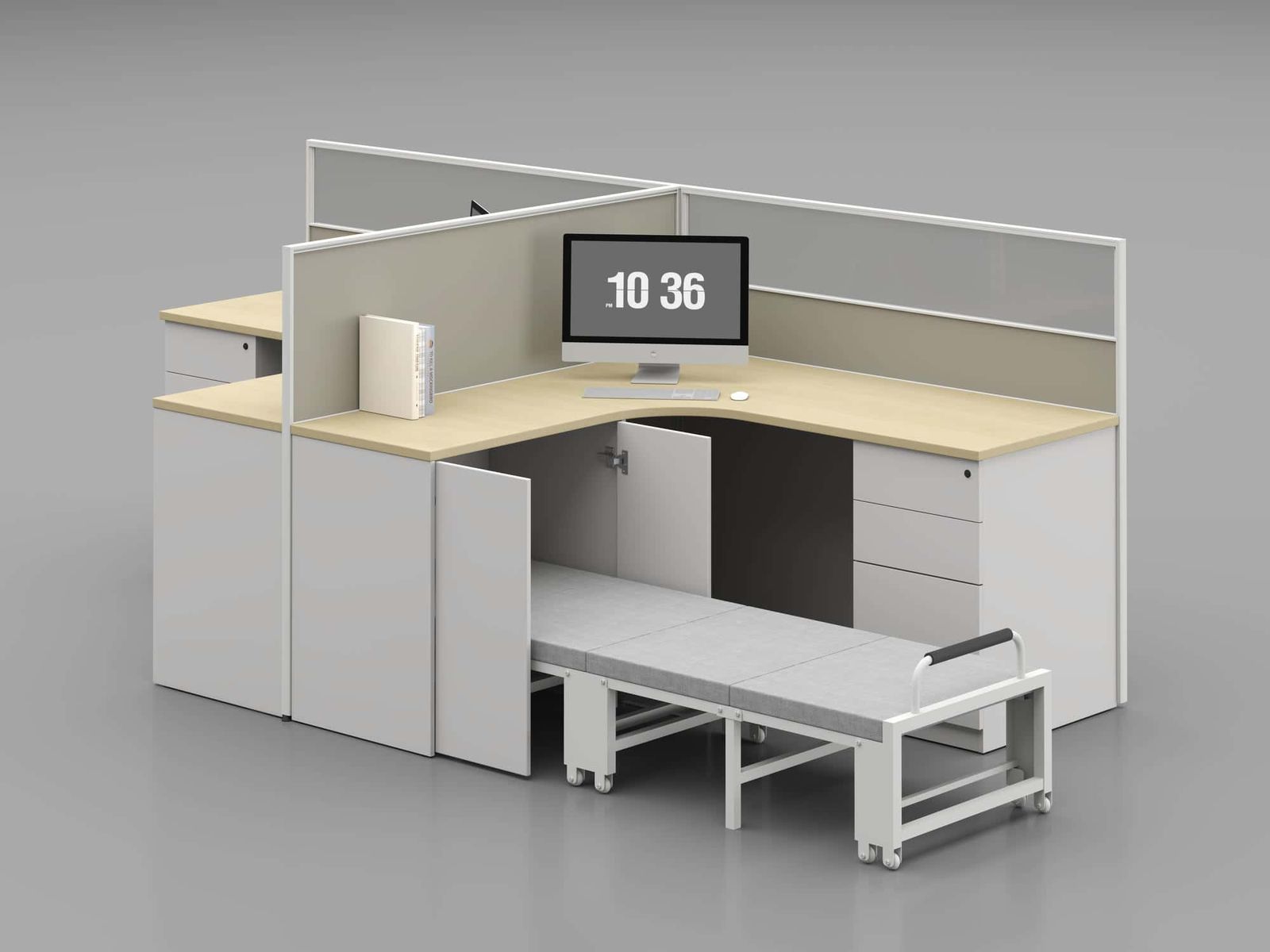 C30-3015 Modular Office Workstation Partition Desk gallery - Ergovari