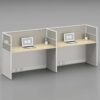 C30A Modular Office Workstation Partition Desk - Oxidized Grey whitebg 20 - Ergovari