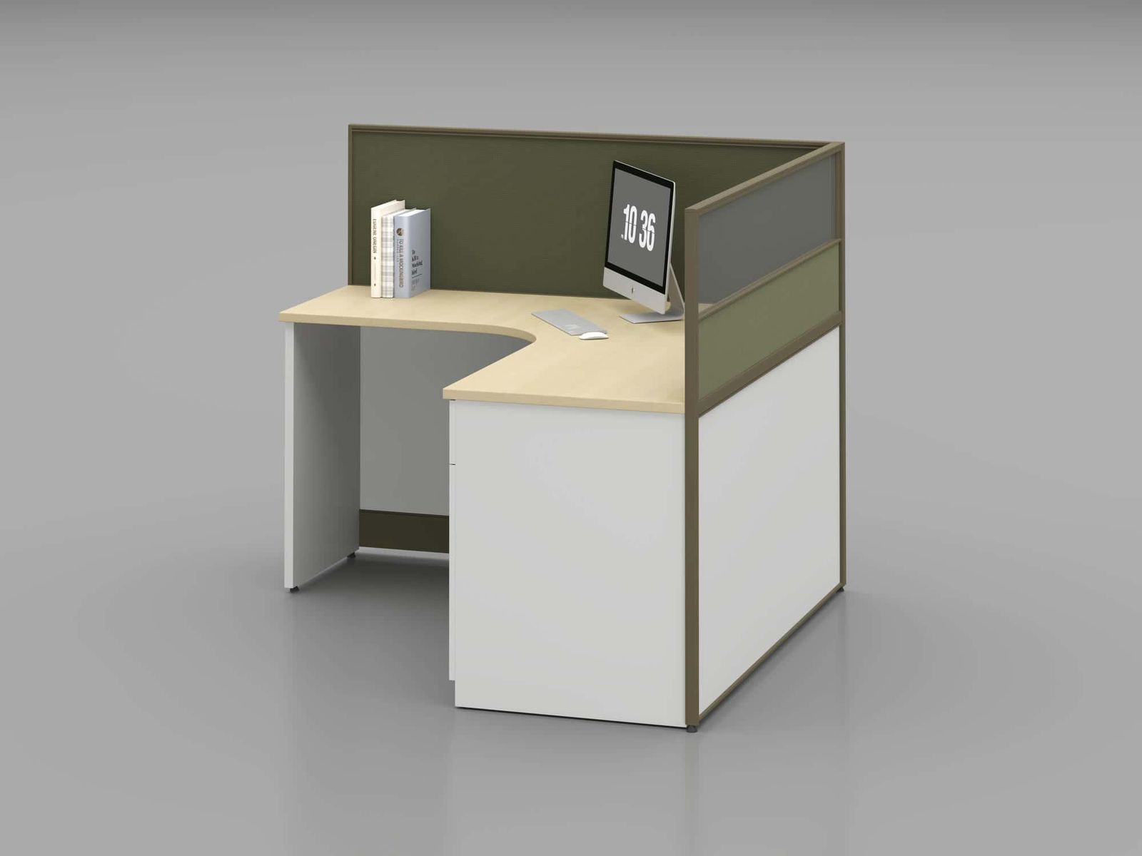 C30B Modular Office Workstation Partition Desk gallery - Ergovari