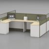 C30B Modular Office Workstation Partition Desk gallery - Ergovari