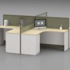 C30B Modular Office Workstation Partition Desk gallery - Ergovari