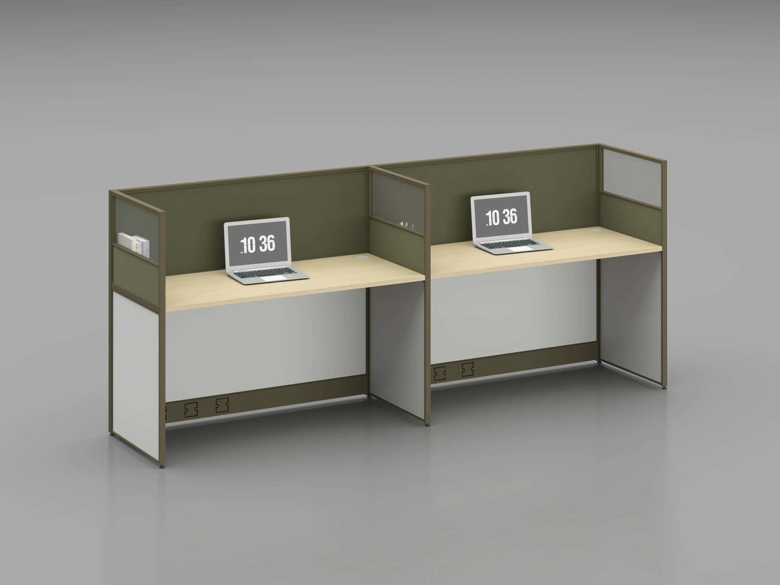 C30B Modular Office Workstation Partition Desk gallery - Ergovari
