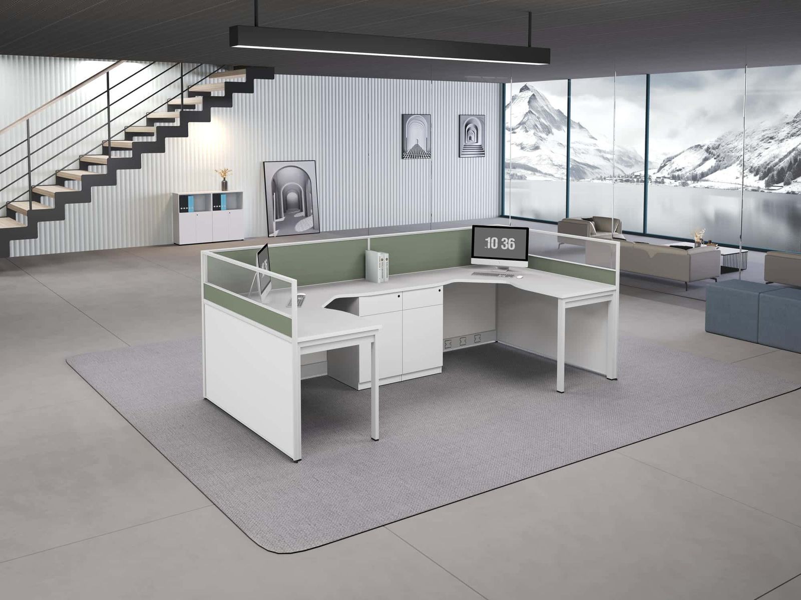 C30C Height Adjustable Desk scene 3 - Ergovari