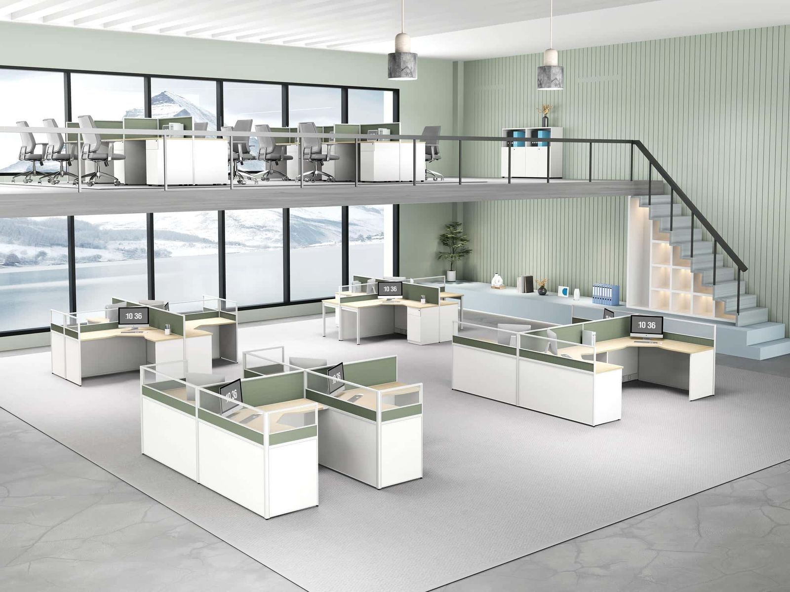 C30CE Modular Office Workstation gallery - Ergovari
