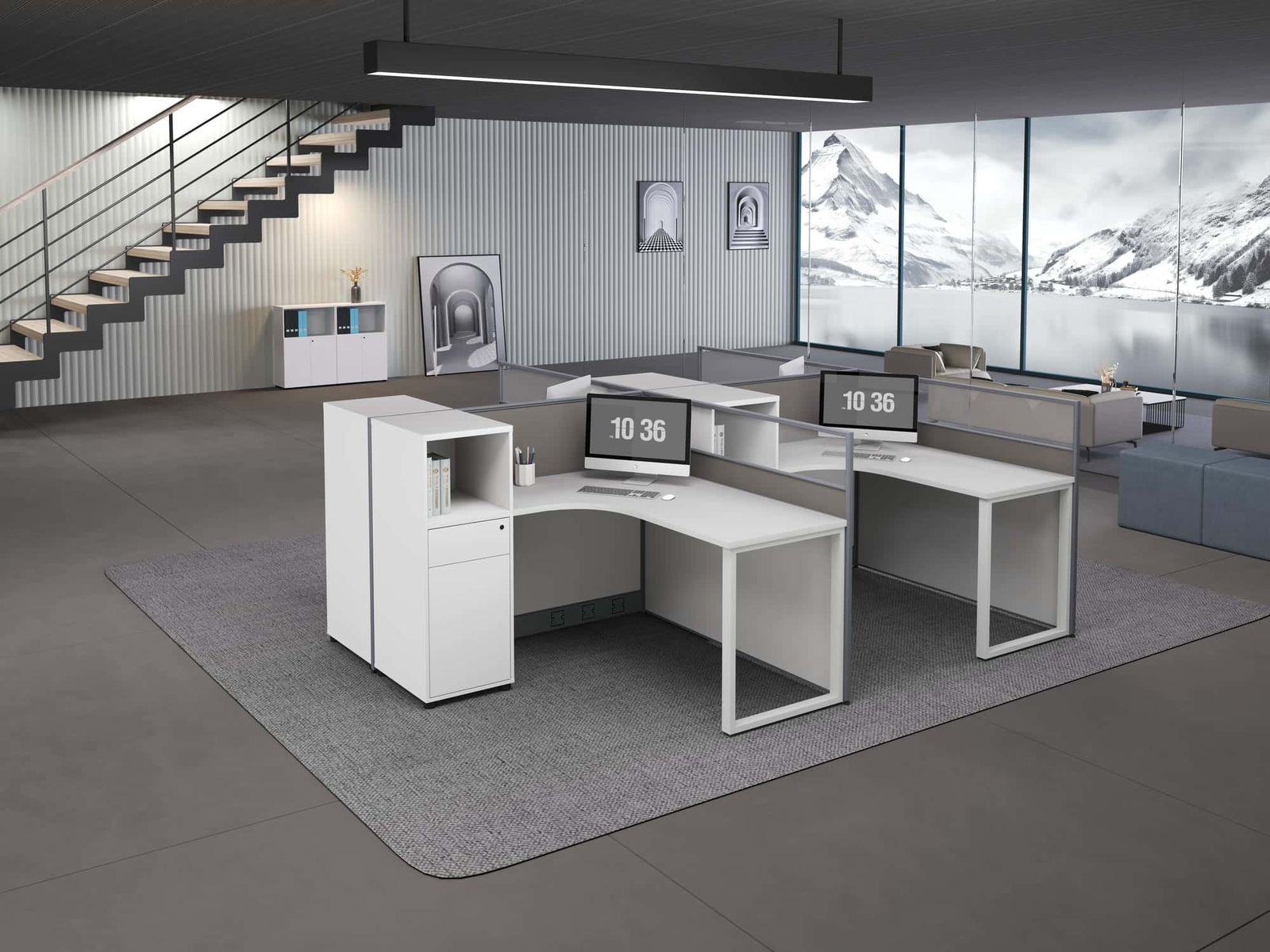 C30PC Modular Office Workstation gallery - Ergovari