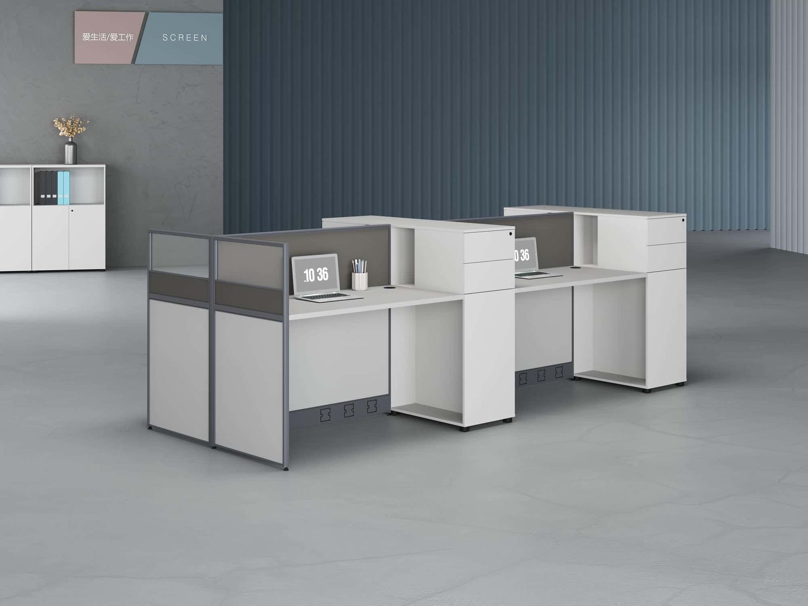 C30PC Modular Office Workstation gallery - Ergovari