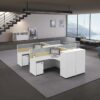 C4060A Modular Office Workstation Partition Desk scene - Ergovari