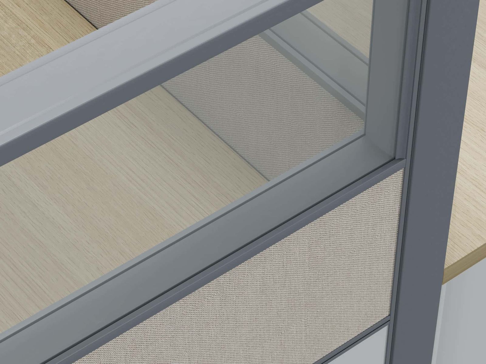 C60 Modular Office Workstation Partition Desk gallery - Ergovari