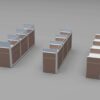 ERA001 Modular Office Workstation Partition Desk gallery - Ergovari