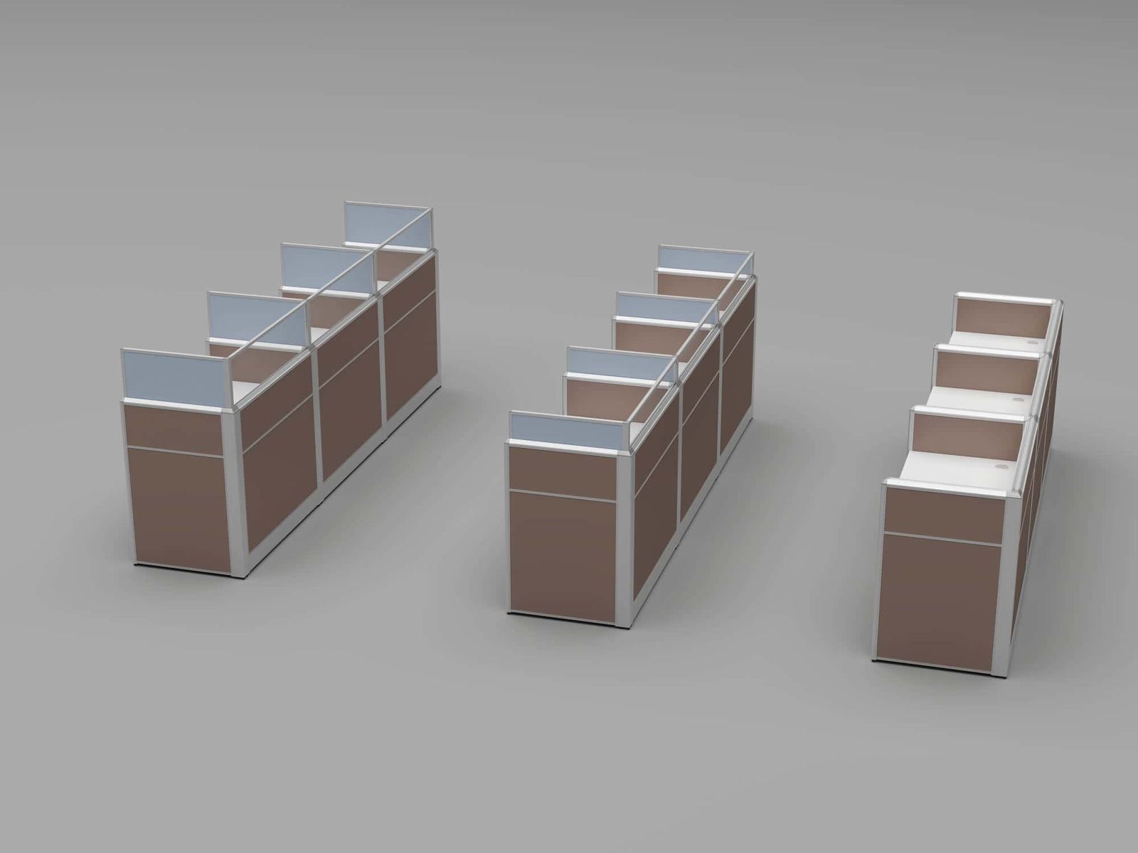 ERA001 Modular Office Workstation Partition Desk gallery - Ergovari