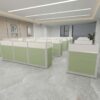 ERA001 Modular Office Workstation Partition Desk - Oxidized Grey scene 5 - Ergovari