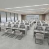 ERA001 Modular Office Workstation Partition Desk - Oxidized Grey scene 8 - Ergovari