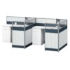 ERA001 Modular Office Workstation Partition Desk - Oxidized Grey whitebg 8 - Ergovari