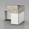 ERA001 Modular Office Workstation Partition Desk - Oxidized Grey whitebg 25 - Ergovari
