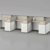 ERA001 Modular Office Workstation Partition Desk - Oxidized Grey whitebg 27 - Ergovari