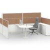 H3060 Project Partition Workstation Combination - Fashion White gallery - Ergovari
