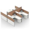 H3060 Project Partition Workstation Combination - Fashion White gallery - Ergovari