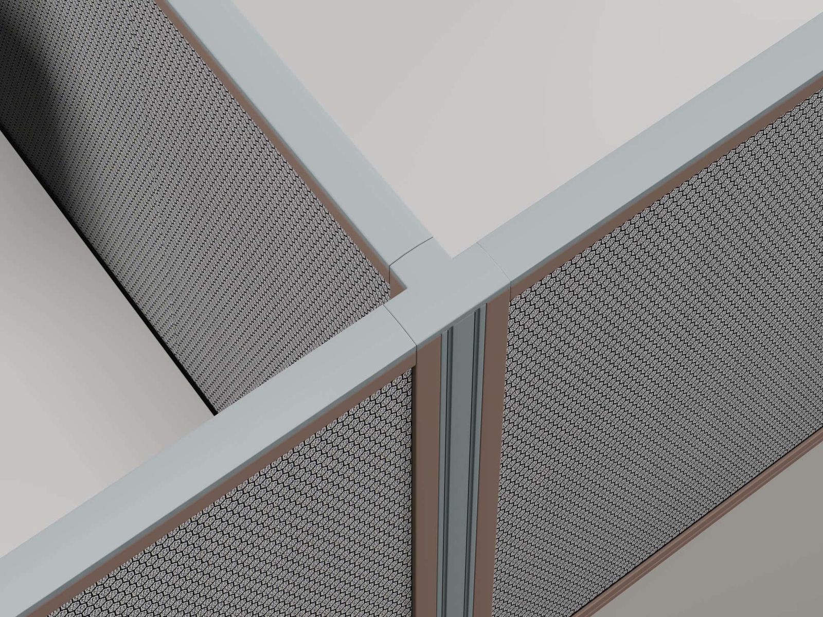 P20 Modular Office Workstation Partition Desk gallery - Ergovari