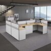 P20A Modular Office Workstation Partition Desk scene 1 - Ergovari